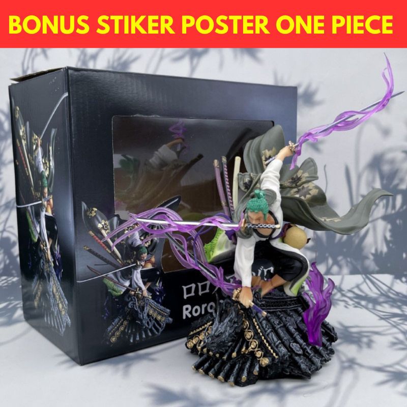 Action Figure One Piece Roronoa Zoro Wano