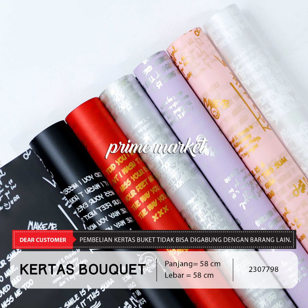 

Kertas Buket Bunga Kertas Cellophane Kertas Bunga Buket Flower Wrapping (2307798)