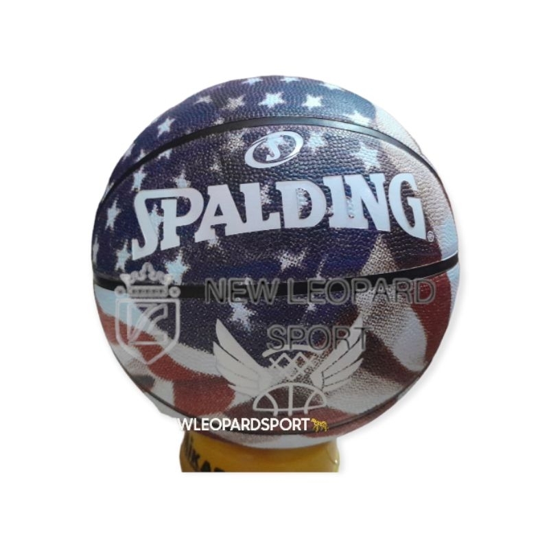 Bola Basket Spalding 572 Z / Bola Basket Spalding Motif Amerika
