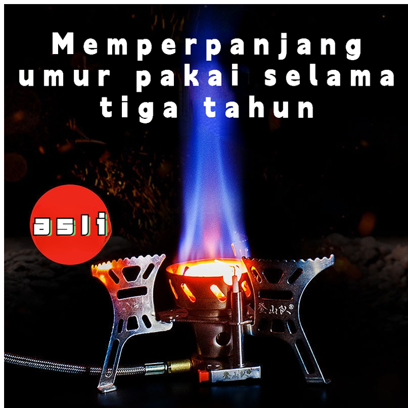 Kompor Ultralight Anti angin Adaftor / kompor Camping Anti Angin Murah + adaptor gas / kompor Portabel/Kompor Camping Murah Anti Angin