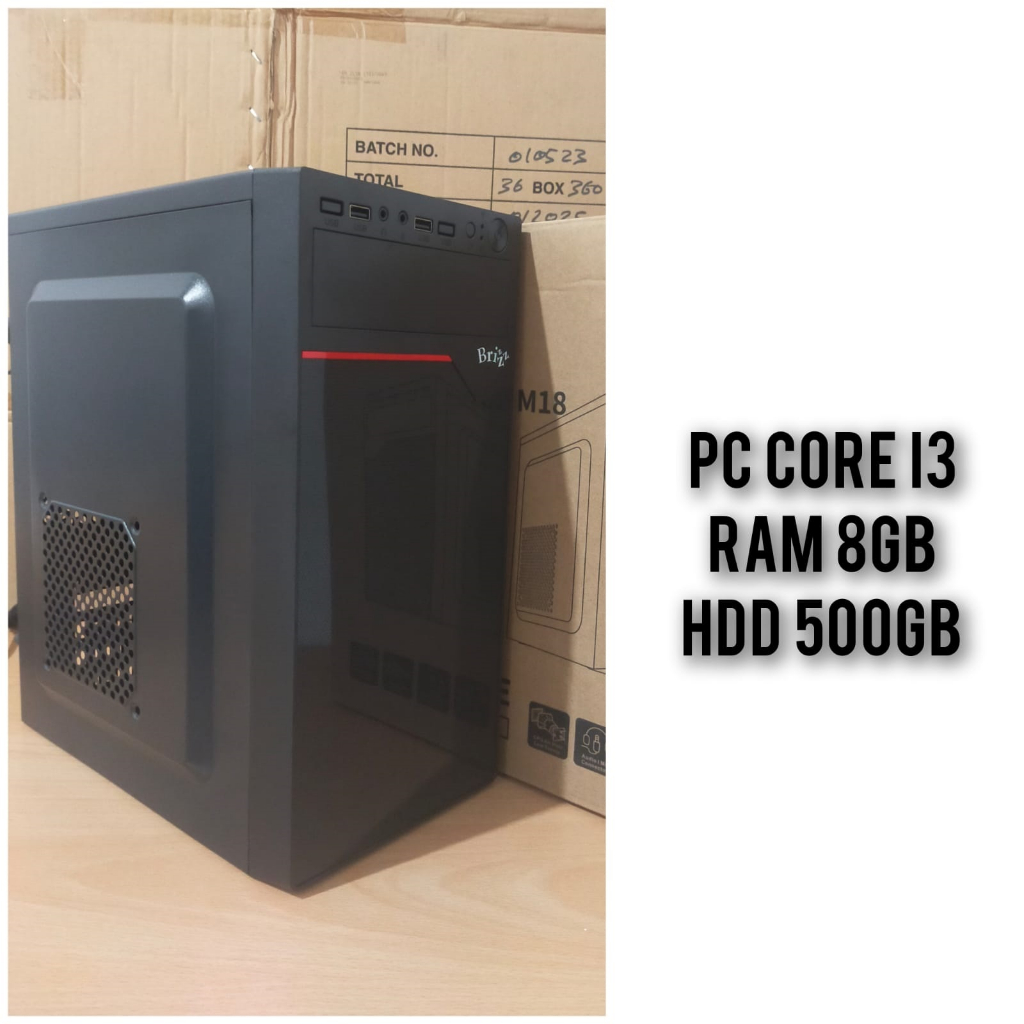 PC/CPU Intel core i3 Ram Ddr3 8Gb Harddisk 500Gb