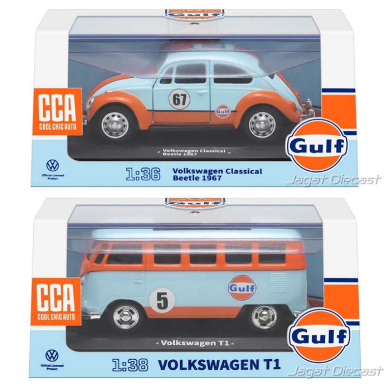 CCA Volkswagen T1 Gulf Mainan Mobil Mobilan VW Classical Beetle 1967 Jagat Diecast Jagat_Diecast