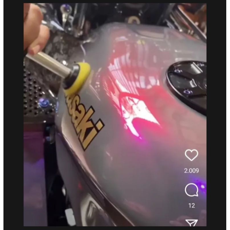 CAT BUNGLON DASAR ABU ABU GELAP CAT MOBIL MOTOR