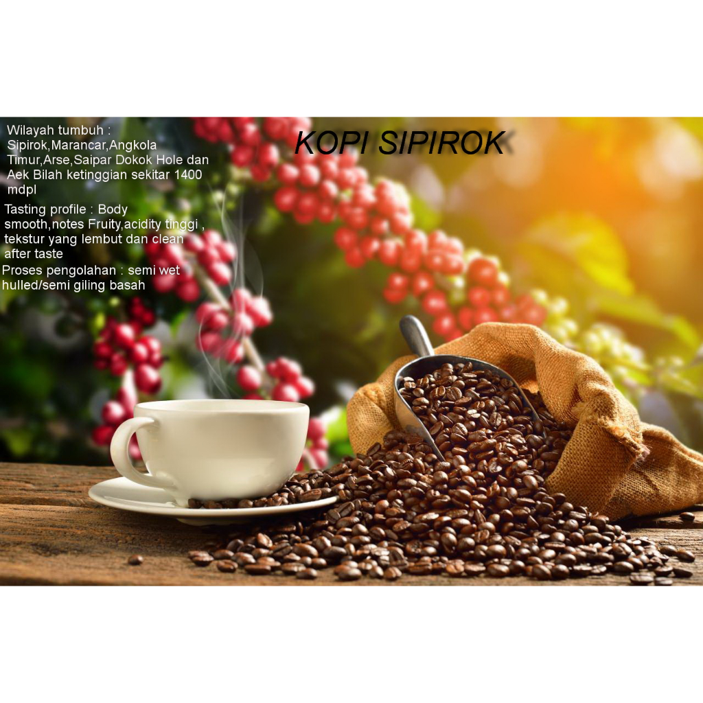 

Sab'a Coffee Sipirok Arabika BIJI 250 Gr