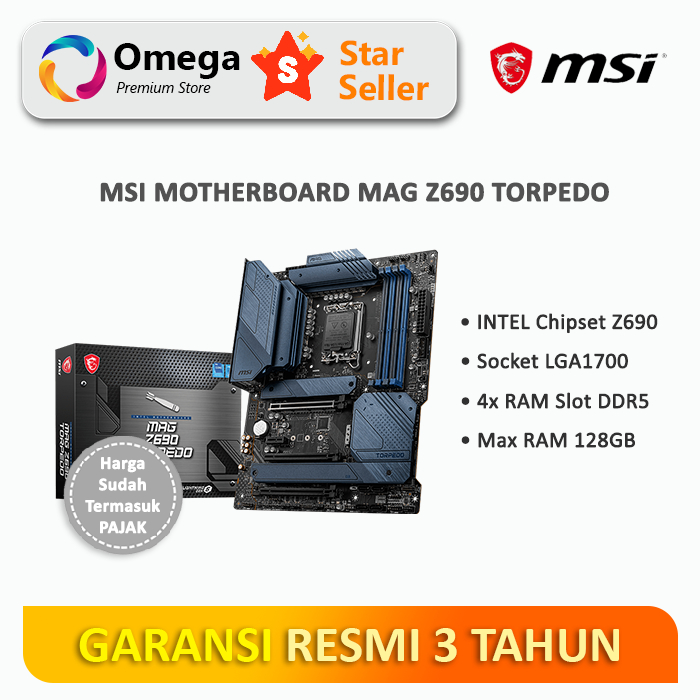 MSI MOTHERBOARD MAG Z690 Torpedo