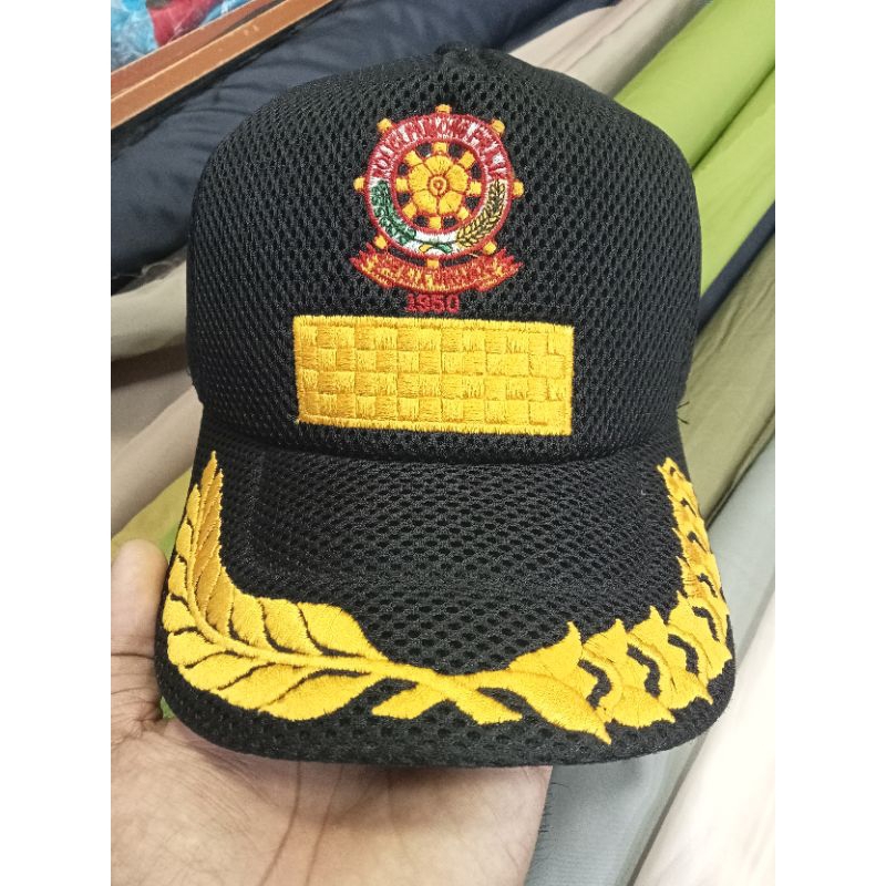 TOPI POL PP SATPOL PP GOL 3D 4A 4B BAHAN DABELMESS