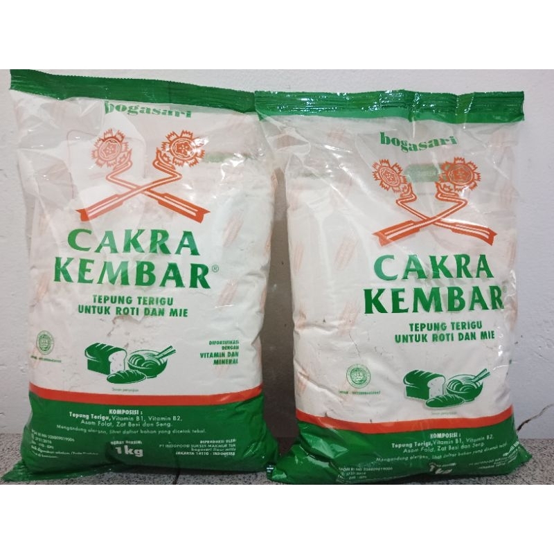 

TEPUNG PROTEIN TINGGI CAKRA KEMBAR 1kg