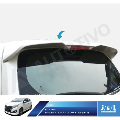 New Ayla 2017 Spoiler with Lamp / Aksesoris Daihatsu Ayla