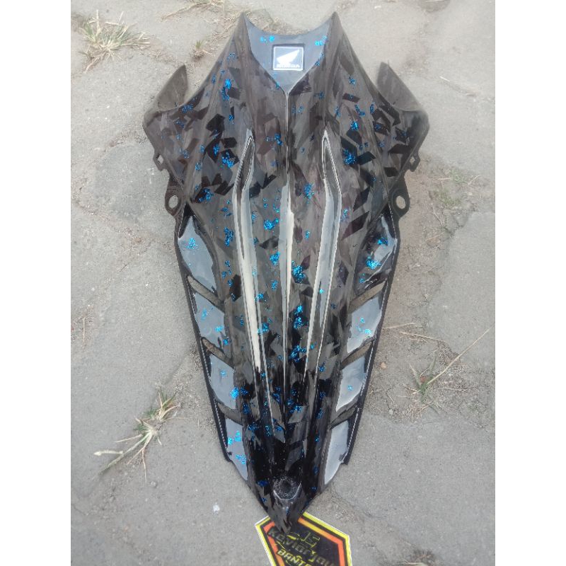 COVER DEK TENGAH HONDA SONIC 150 KARBON KEVLAR