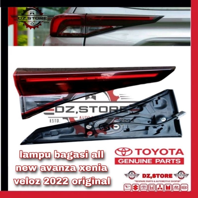 lampu bagasi AVANZA XENIA 2022 2023 COPOTAN ORIGINAL reflektor pintu belakang mobil avanza xenia ori
