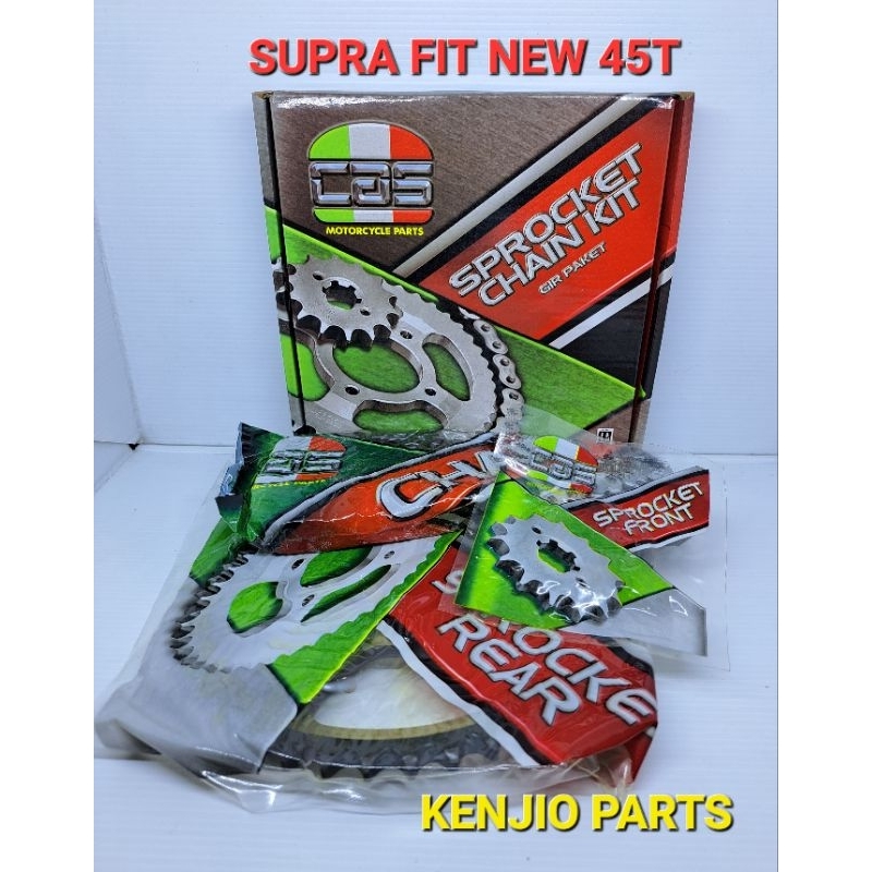 (CAS)GEAR GIR SET GIR PAKET SUPRA FIT NEW 45T 12T 45T