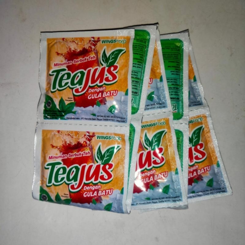 

TEAJUS GULA BATU SACHET RENCENG WINGSFOOD 7g