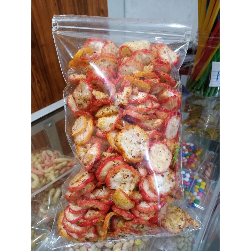 

krupuk bantat pedas