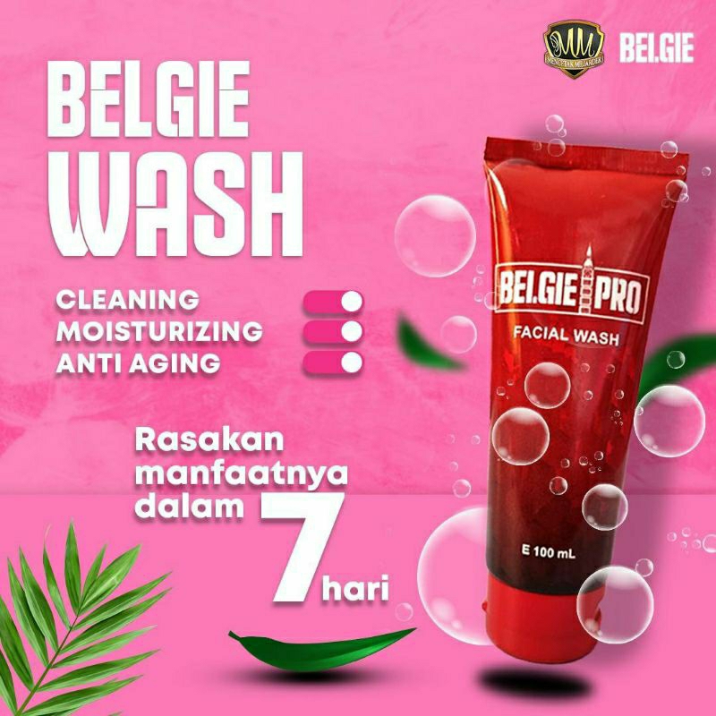 Belgie pro/facial wash belgie pro skincare halal standar Eropa