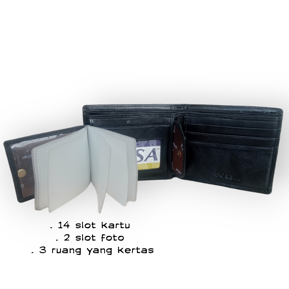 dompet pria kulit asli slot banyak - dompet kartu pria - dompet pria kulit asli - dompet kartu pria