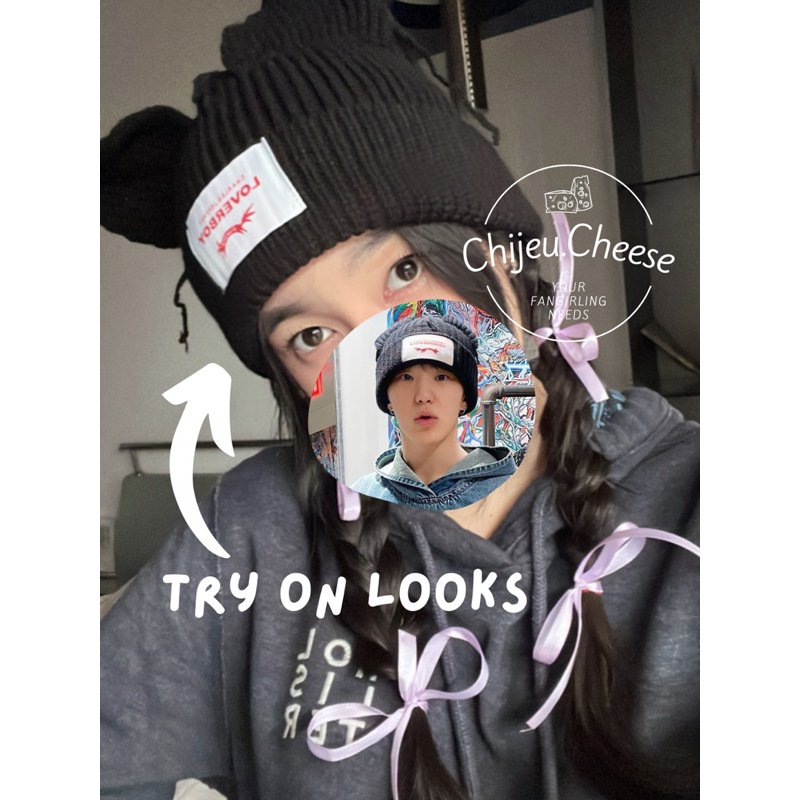 Beanie Loverboy knit tebal kupluk topi kpop lover boy rajut premium nct skz svt