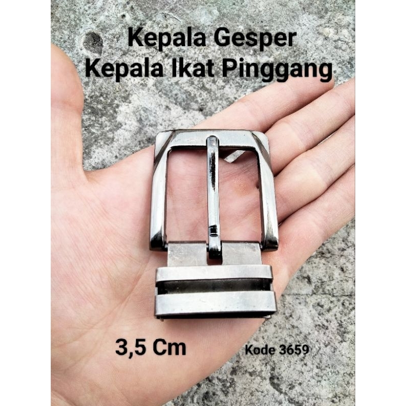 Kepala Ikat Pinggang Kepala Sabuk Ikat Pinggang Kepala Gesper Pria 3,5 Cm
