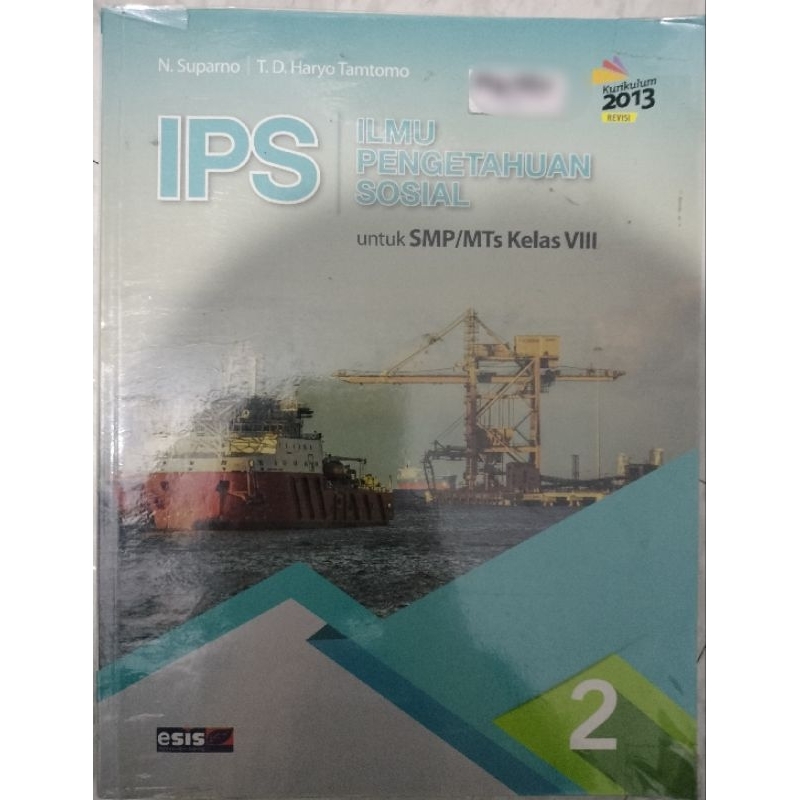 Preloved IPS kelas 8 SMP penerbit erlangga
