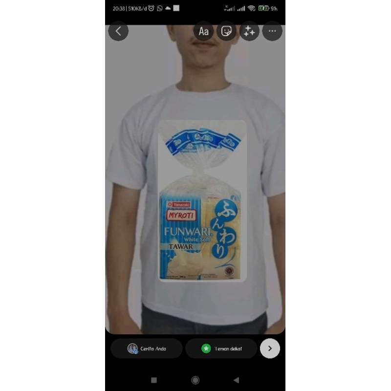 baju polos kain katun