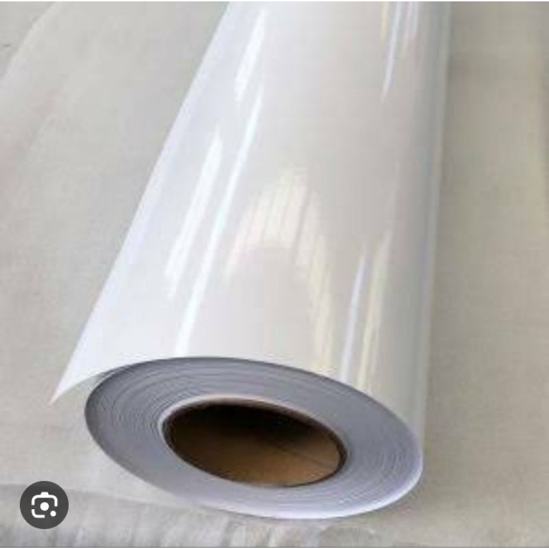 stiker skotlet motor putih glossy, skotlet aquarium