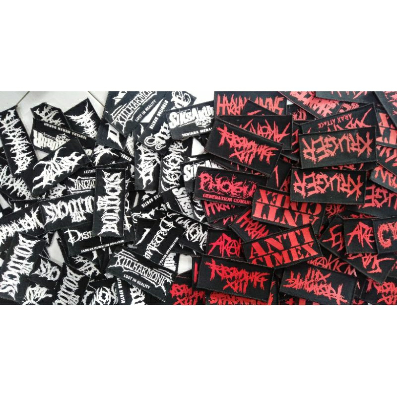 EMBLEM KECIL BAND METAL PUNK HARDCORE