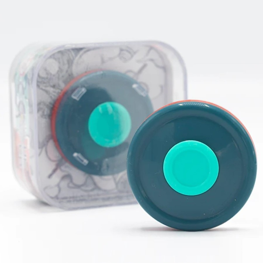 QiYi Haptic Coin Fidget Toy Button / Spinner dari Produsen Magic Cube Qiyi - SPINNER BIRU