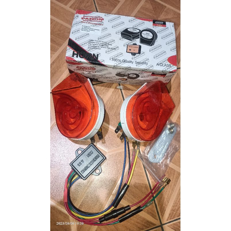 klakson keong telolet motor mobil 2pcs+modul