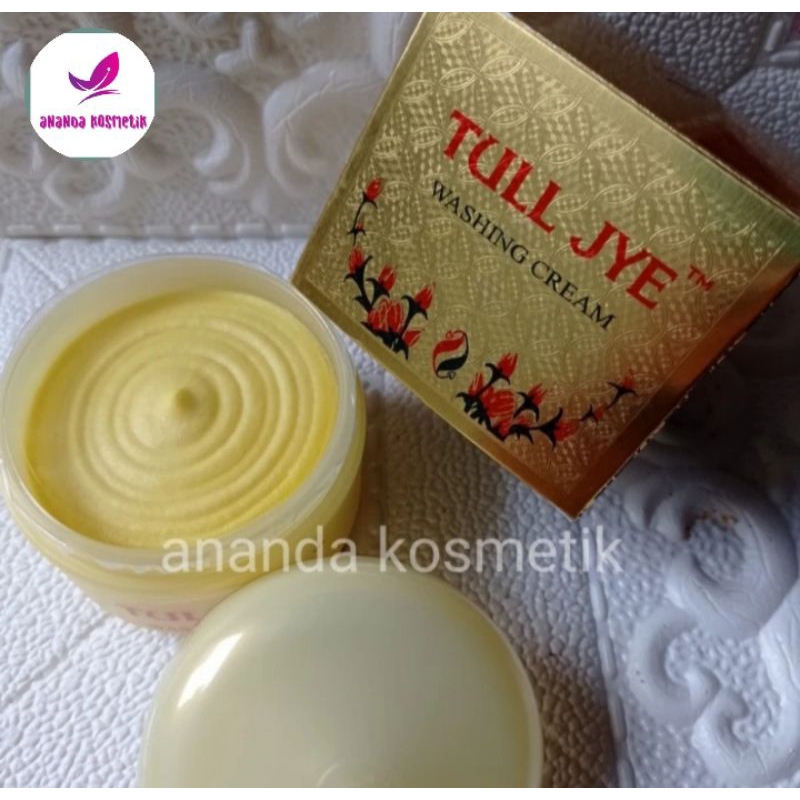 TULL JYE WASHING CREAM MERAH 100GRAM / SABUN CUCI MUKA TULL JYE MERAH