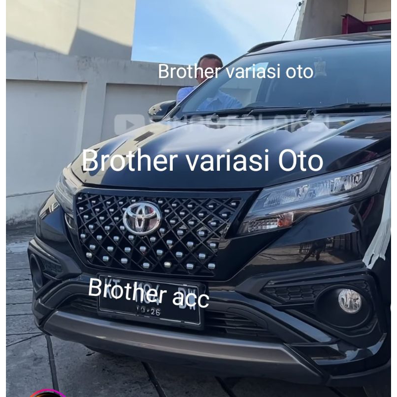 Grill Bumper Depan Mobil All New Rush Terios 2018 2022 2023 Exclusive   Hitam