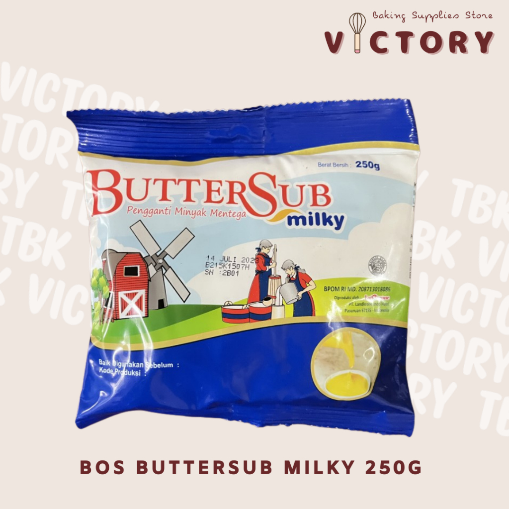 

ButterSub Milky 250gr - BOS Pengganti Minyak Mentega