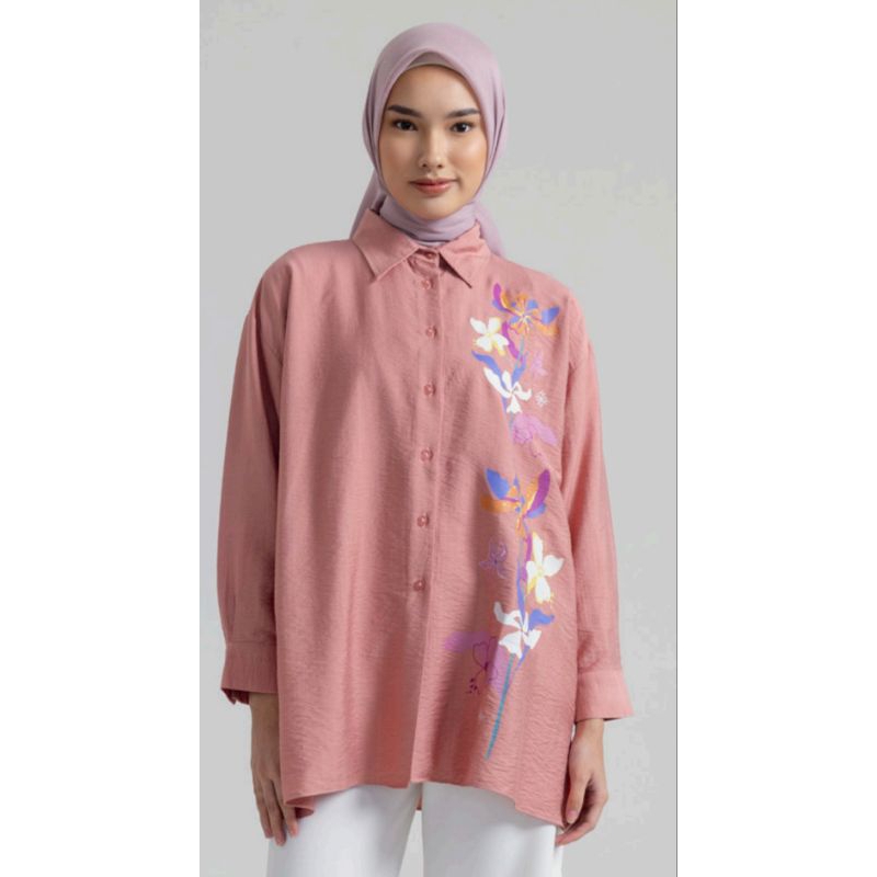 Sandy Top Riamiranda Puspa RM Capsule Collection 2023 Baju Ria Miranda Atasan Blouse Original Kemeja