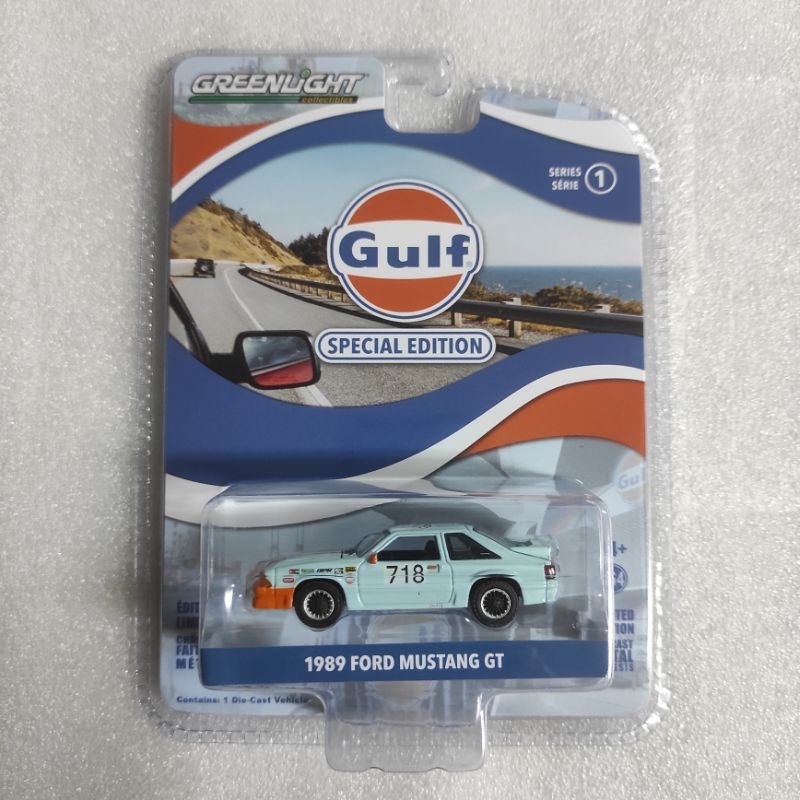 GREENLIGHT GULF SERIES 1 - 1989 FORD MUSTANG GT