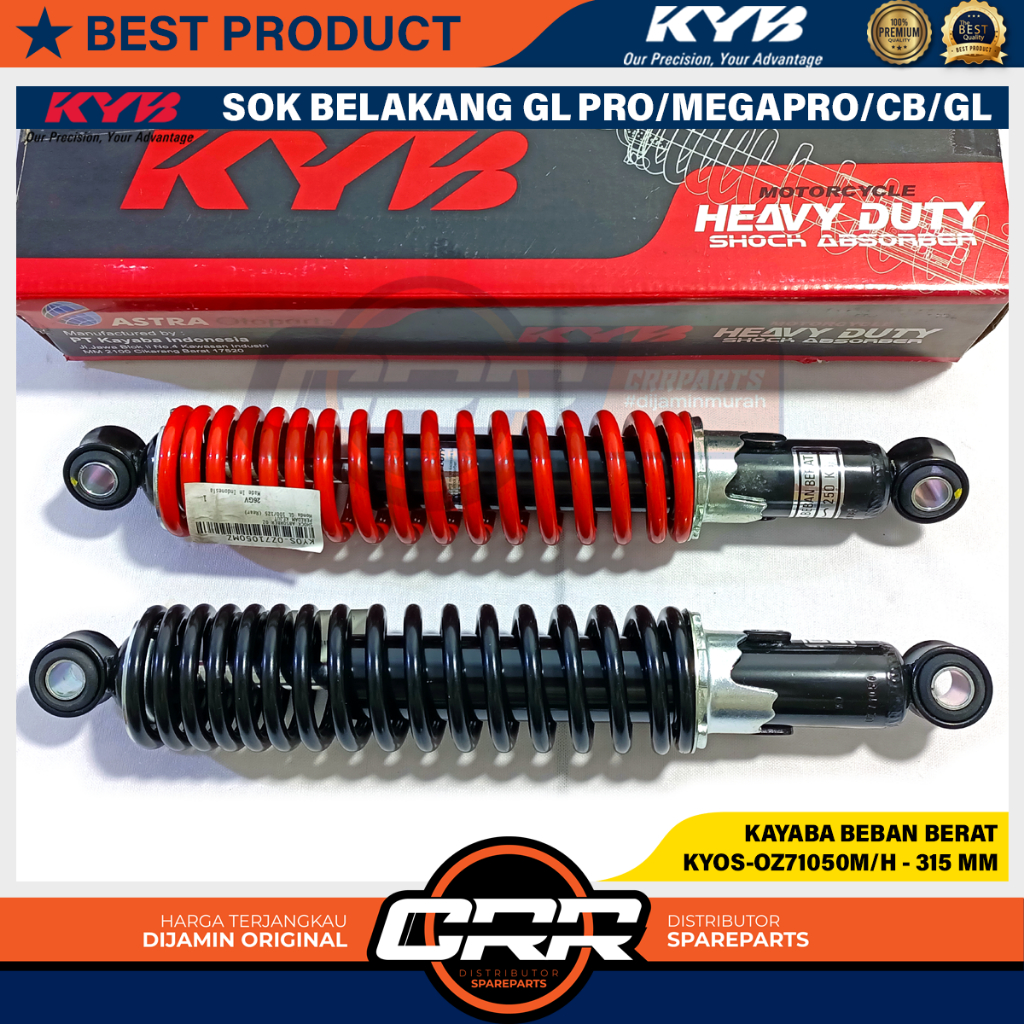 Shockbreaker Sok Belakang Kayaba Honda GL Pro Megapro GL100 GL 125 Honda CB Tipe OZ 71050 315 MM / 3