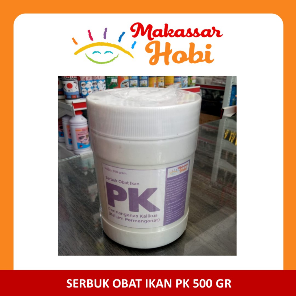 Obat Ikan PK 500gr Permanganas Kalikus Khusus Karantina PeKa Koi Koki