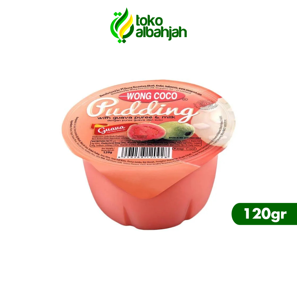 

Wong Coco / Pudding Guava / Rasa Jambu Merah dengan Puree / 120g