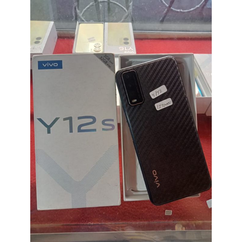 handphone second VIVO Y12s 3/32 fulset