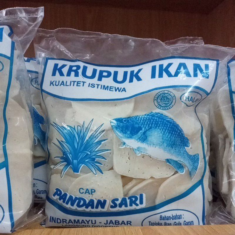 

KRUPUK IKAN PUTIH PANDAN SARI 200GR