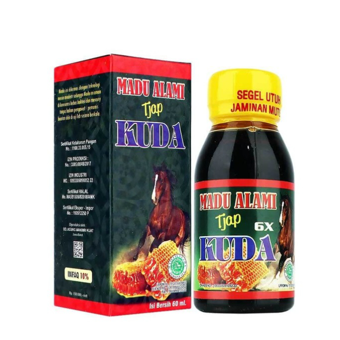 

Center Herbal - Madu Tonik Tjap Kuda 6x KEMASAN BARU Asli Original - Madu Tonik 6x Lebih Kuat