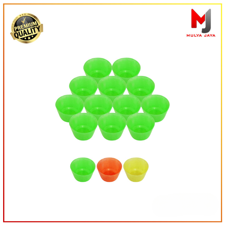 Mulya Jaya Cetakan Kue Talam Kecil Mini Loyang Kue Mangkok Lusinan