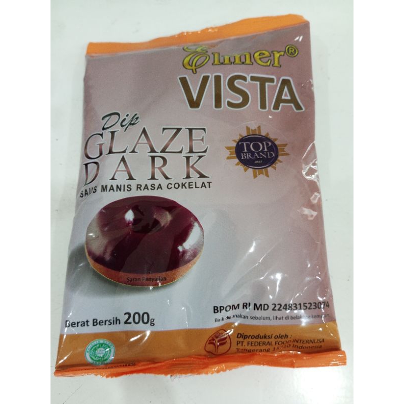 

Elmer Dip Glaze Dark Saus Manis Rasa Cokelat Kemasan 200 Gram