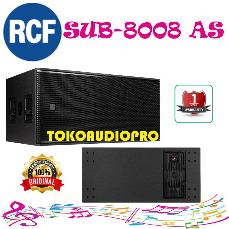 Subwoofer RCF SUB 8008-AS Subwoofer Aktif Rcf Sub8008AS