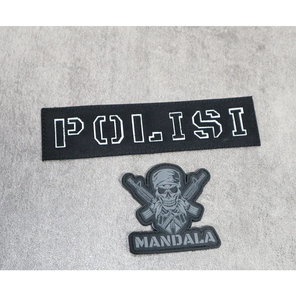 RB Patch laser cut Brimob polisi patch brimob laser untuk Bodyvest/ rompi