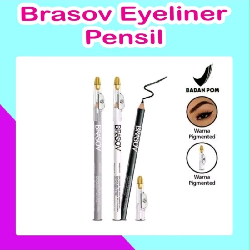 BRASOV EYELINER PENCIL PLUS RAUTAN