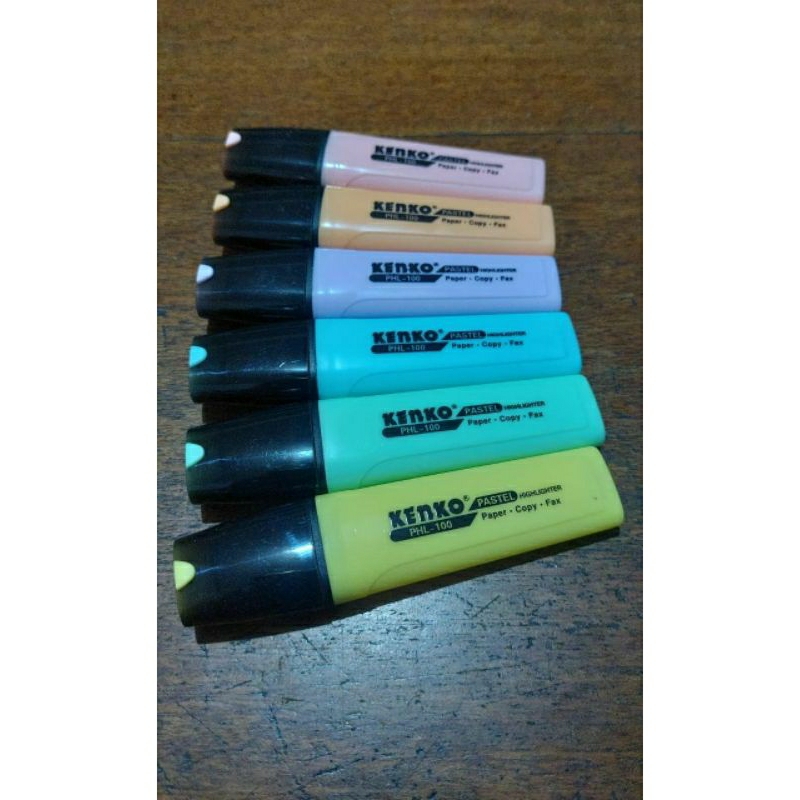 

[1PCS] HIGHLIGHTER KENKO PHL-100 PASTEL COLOR BERKUALITAS / KENKO PHL 100 MURAH