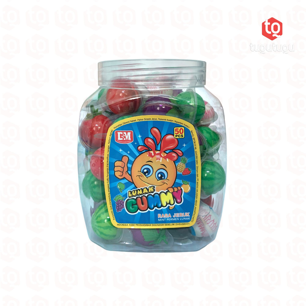 Permen Jelly Bola Lunak Gummy Viral / Jeli Bola Kenyal