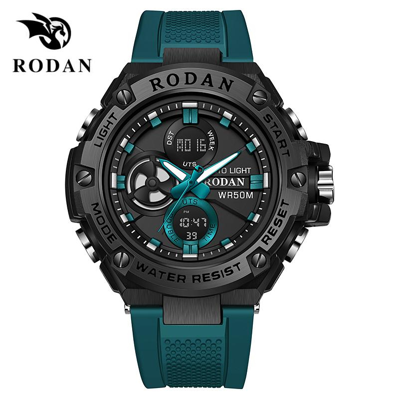 RODAN 8001 JAM TANGAN PRIA TAHAN AIR 30M FREE BOX