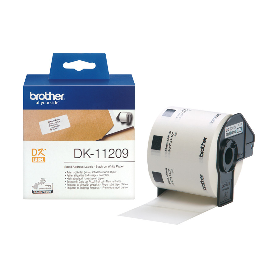 

Brother Label Tape DK-11209 Small Address Label (62mm x 29mm)