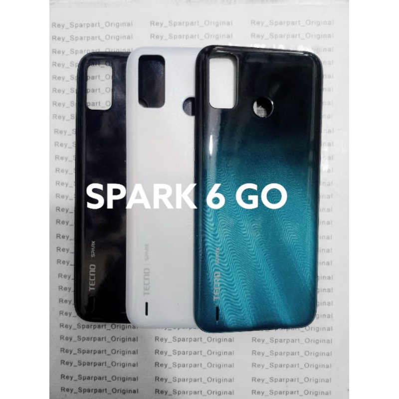 BACKDOOR BACKCOVER TUTUP BELAKANG BATERAI TECNO SPARK 6 GO