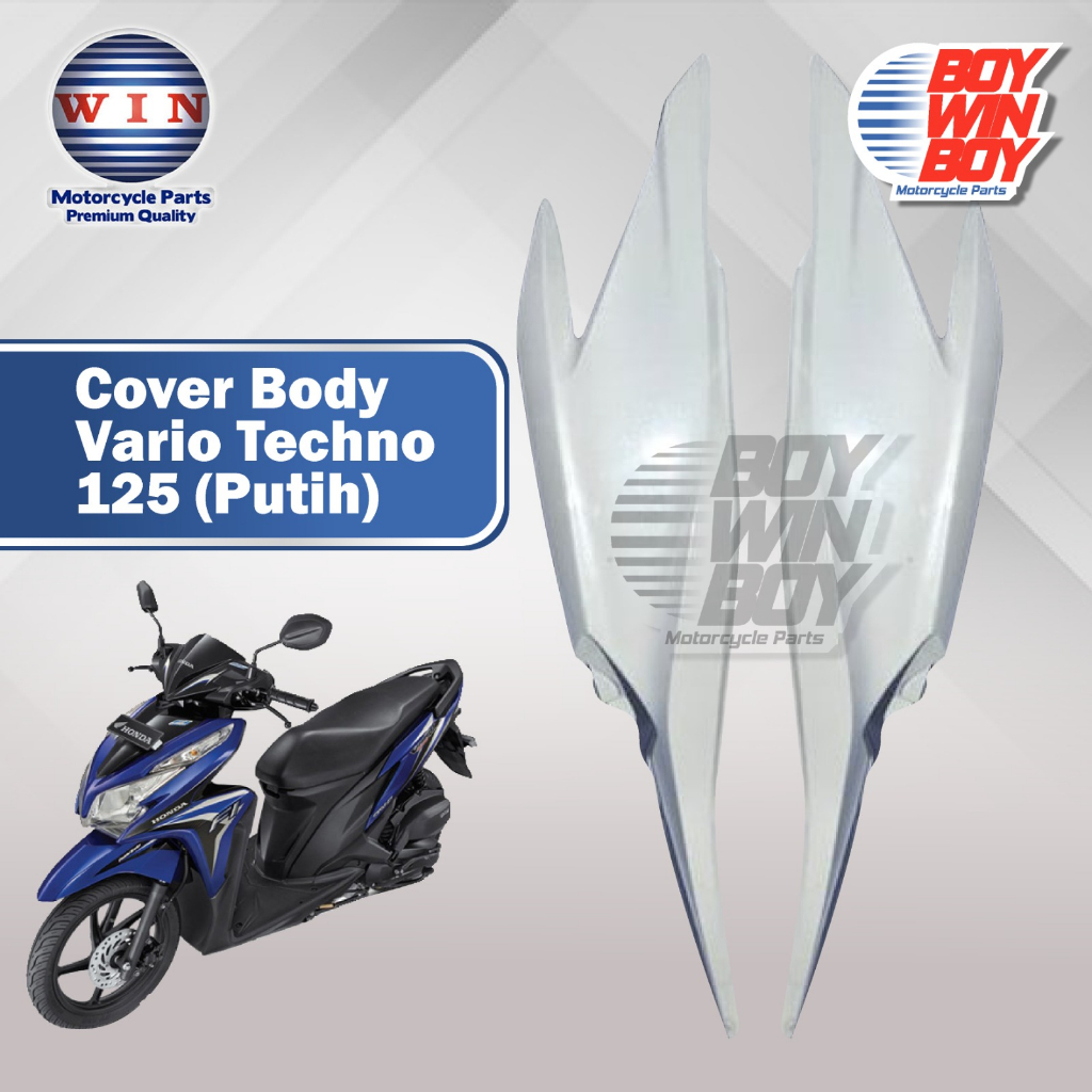 Gratis Ongkir Cover Body Honda Vario Techno 125 1 Set Kempolan Cover Body Belakang Kanan Kiri Vario