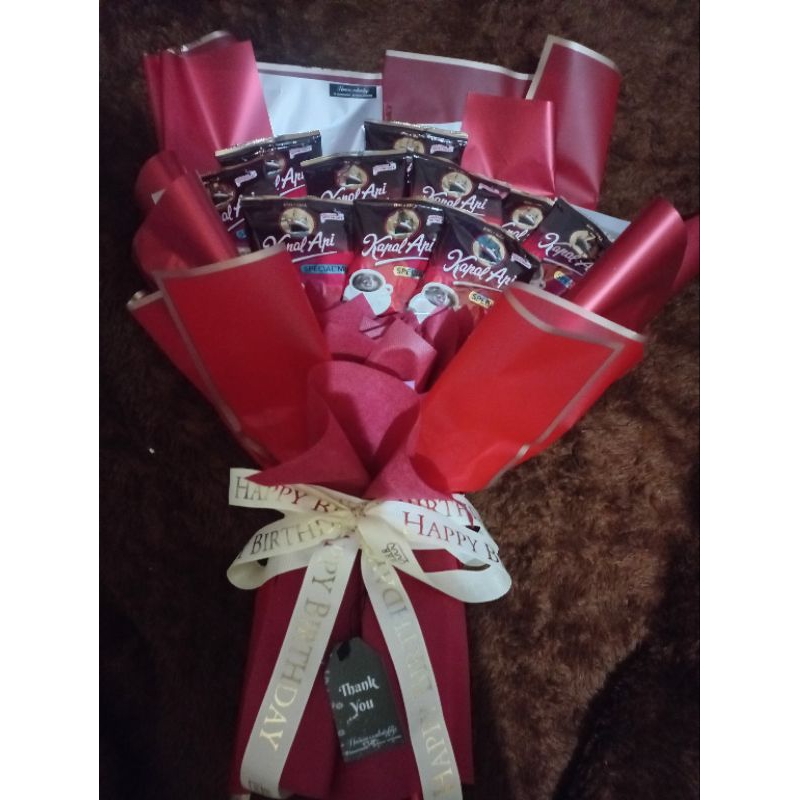 

Buket Bunga jajanan coklat